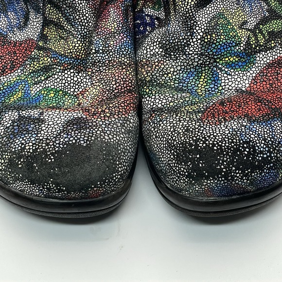 Alegria KAY-389 Leather Clogs Size 40 US 9 Slip Resistant Multicolor - Picture 5 of 8